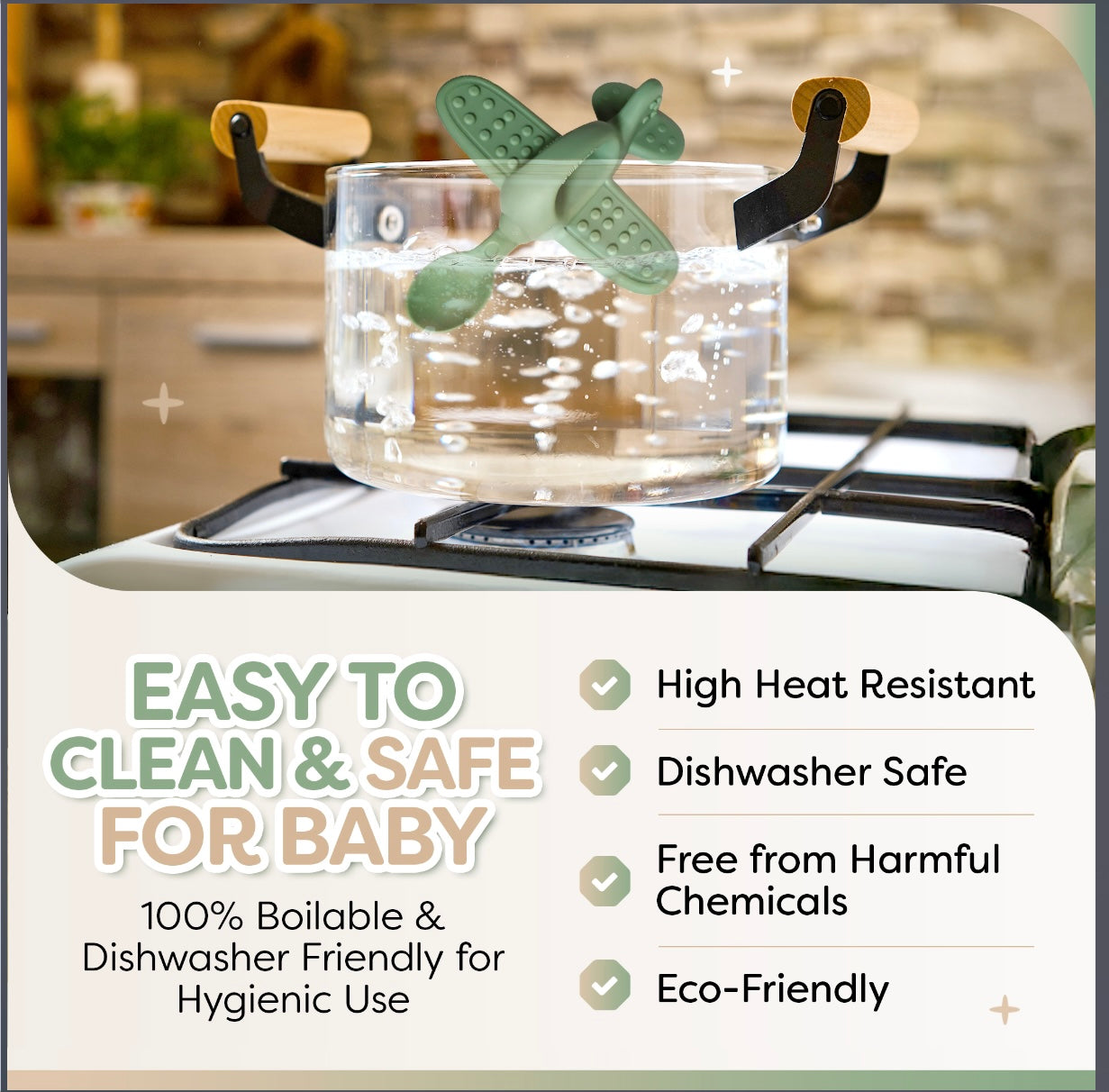 SkyBite Airplane Spoon&Teether