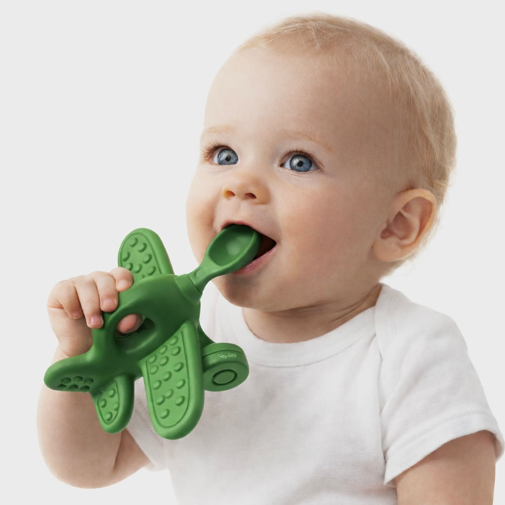 SkyBite Airplane Spoon&Teether